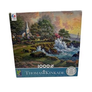 1000 Piece Jigsaw Puzzle Seaside Haven NEW Thomas Kinkade